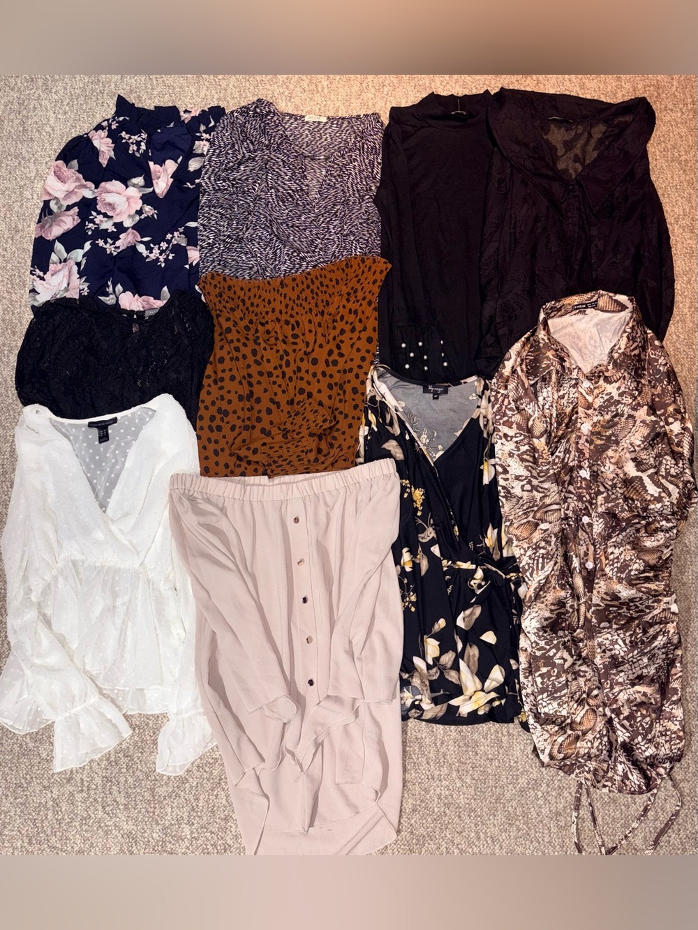 Bundle of dressy tops